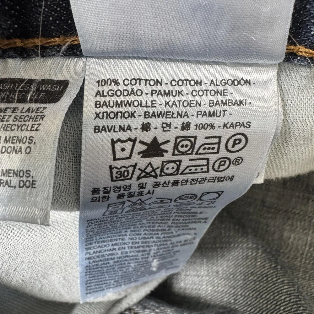 Levis 569 Jeans Mens Size 38 Blue Medium Wash Relaxed Straight Zip Fly Denim